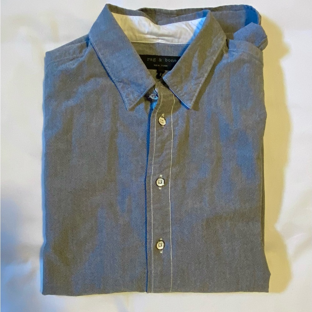 Men’s Rag and Bone Denim Gray shirt